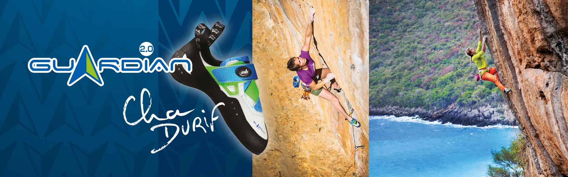 EB shoes, French brand of climbing shoes