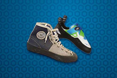 EB shoes, French brand of climbing shoes
